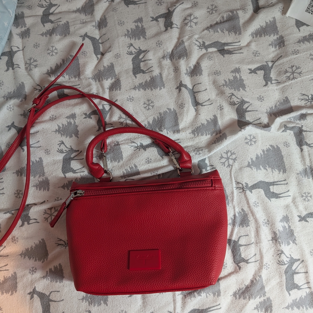 Red Leather Handbag